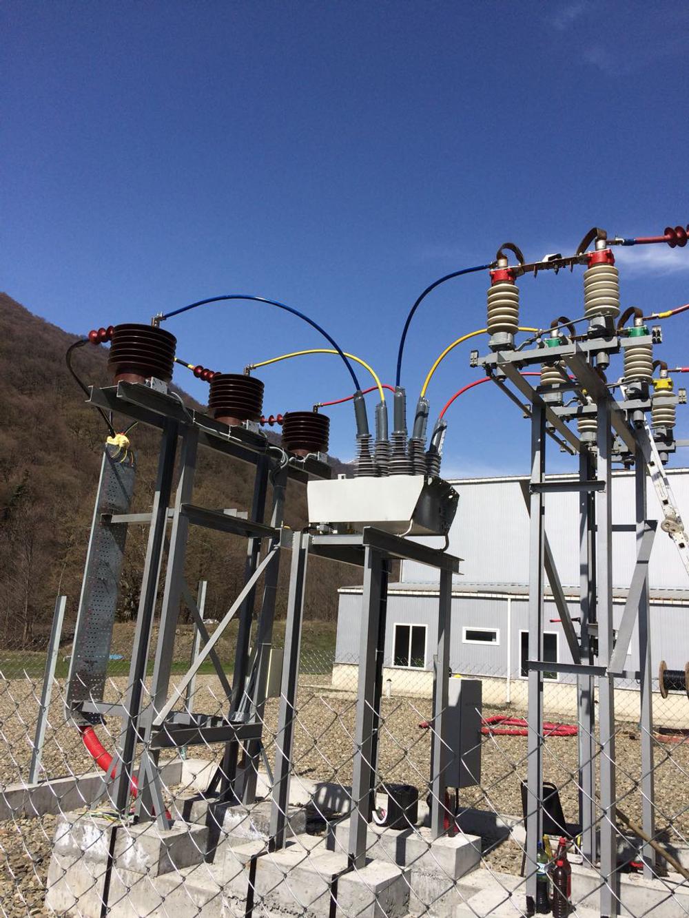 Religador OSM NOJA Power usado em uma subestação rural, na Geórgia.