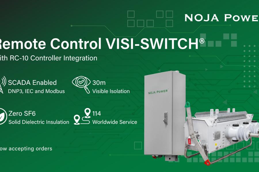 NOJA Power Launches Remote Control VISI-SWITCH® with RC-10 Controller Integration