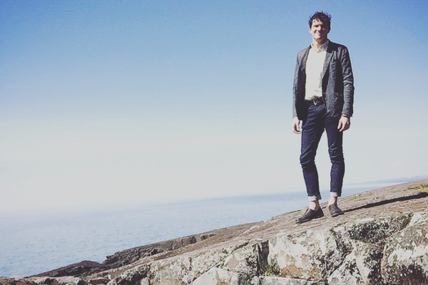 Portrait of store owner Kristofer Bowman