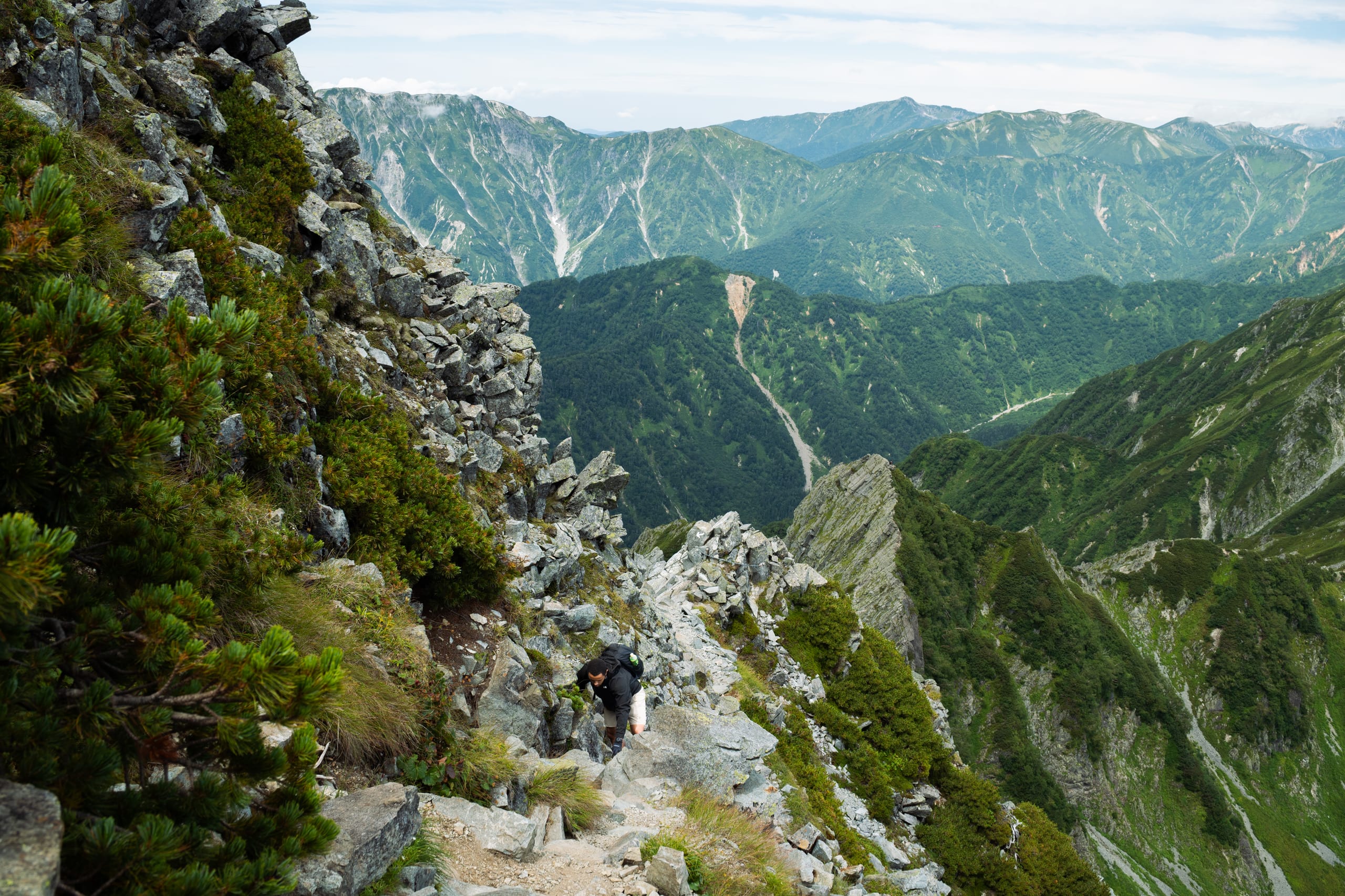 Ascending the daikiretto