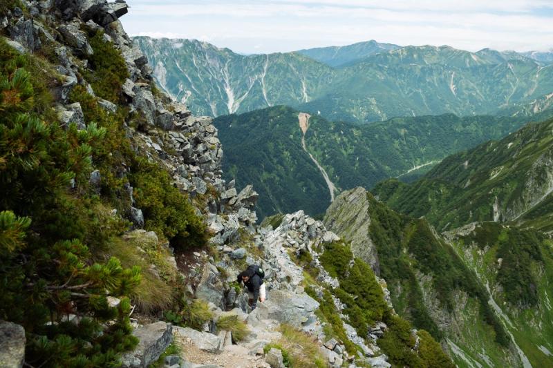Ascending the daikiretto