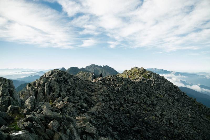 Mountains and Sky, along the mountaintops of the northern alps