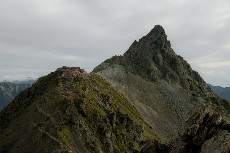 Mt Yarigatake and Yarigatake-sanso