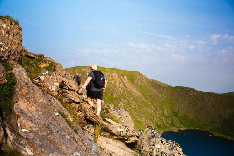 Approaching Striding Edge