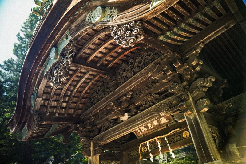 Torii gate in Koyasan