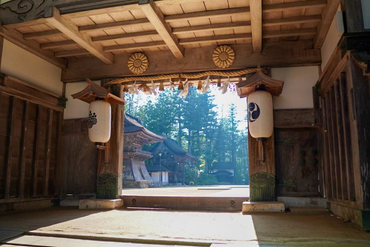 Temple gates