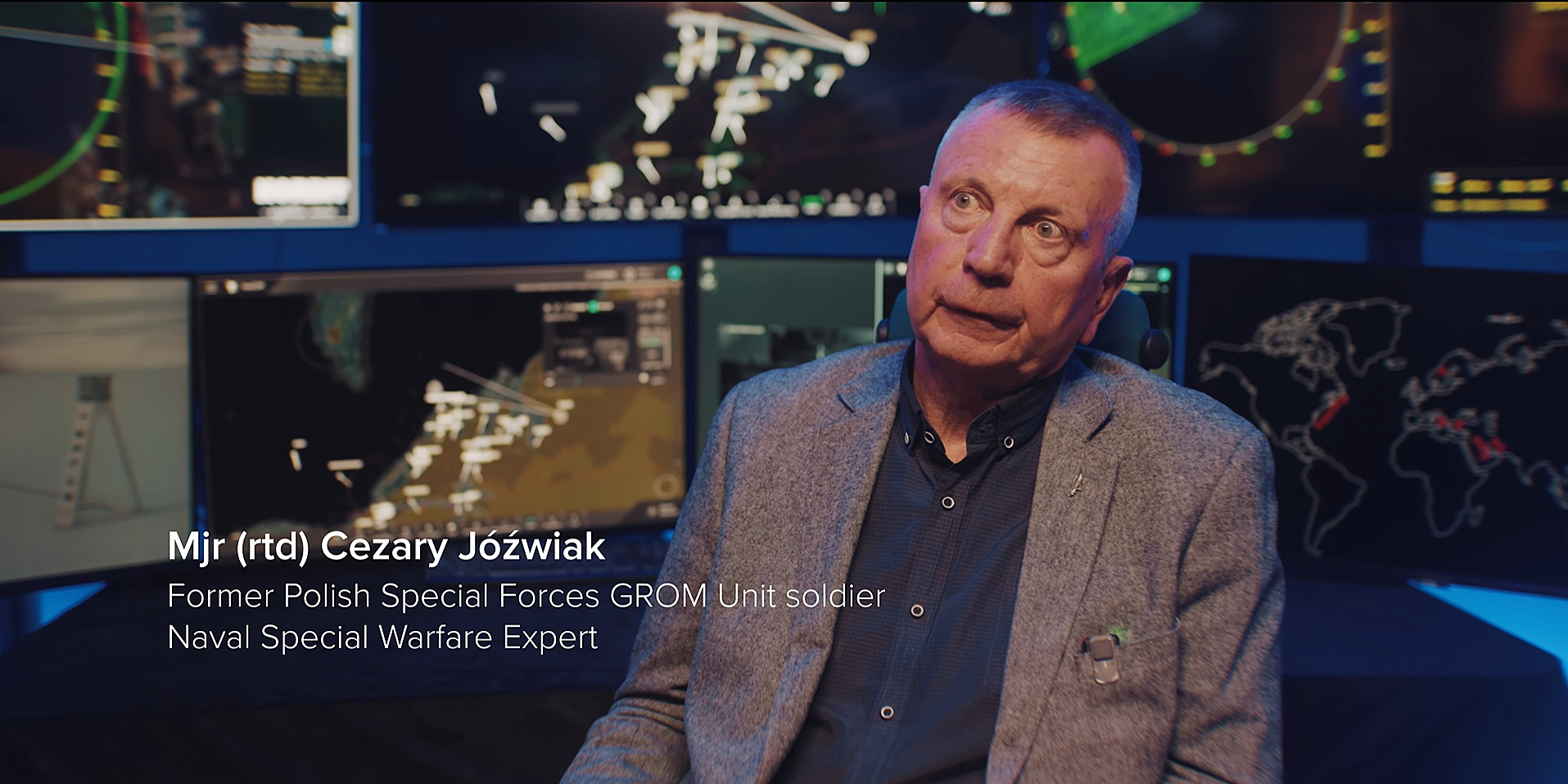 Mjr (rtd) Cezary Jóźwaik, a former member of Poland’s GROM Special Forces unit and a leading authority in naval special warfare.