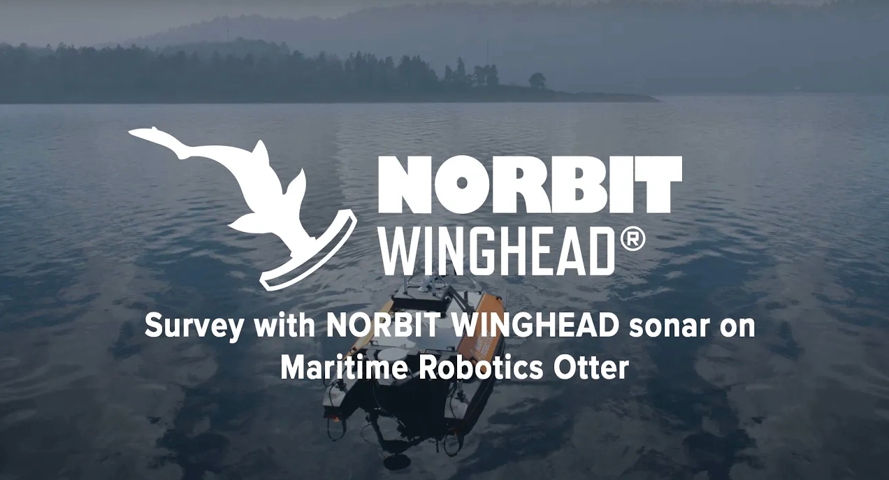 Survey with NORBIT WINGHEAD sonar on a Maritime Robotics Otter USV