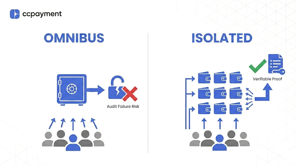 By replacing risky omnibus pools with segregated sub-wallets, it can isolate user deposits for a verifiable Proof of Reserves.