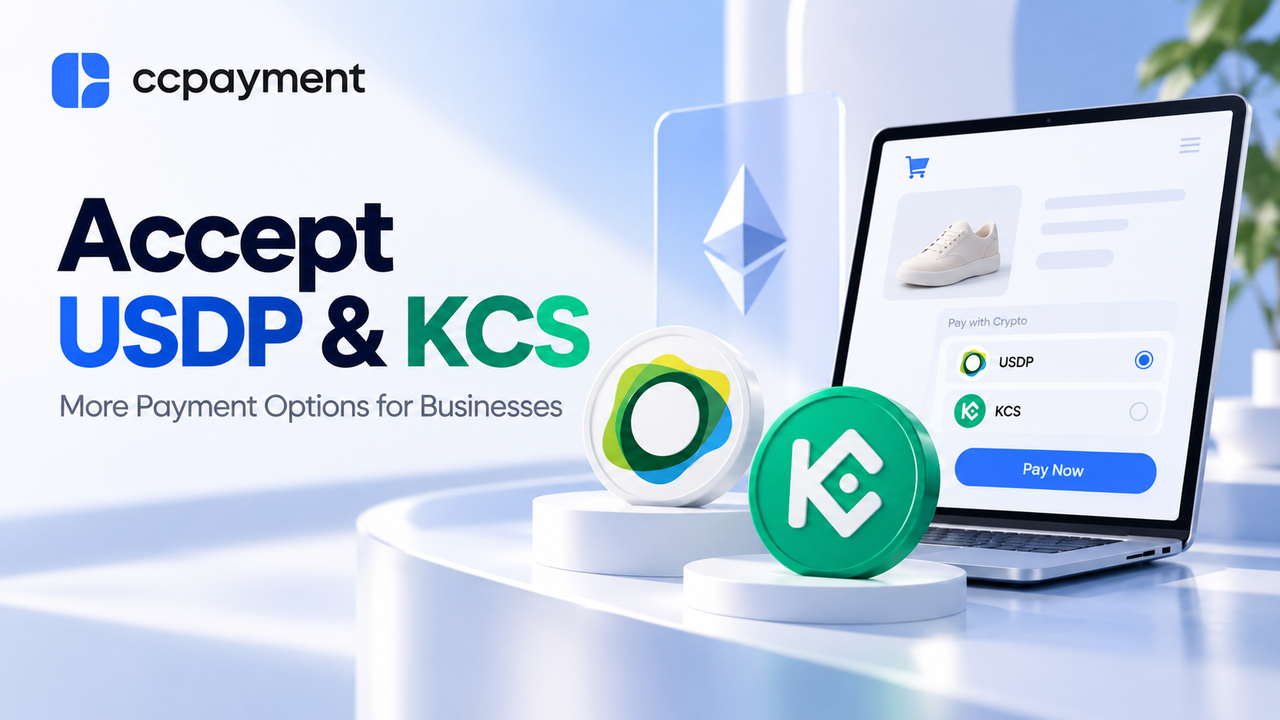 Accept USDP and KCS Payments with CCPayment: More Crypto Payment Options for Businesses