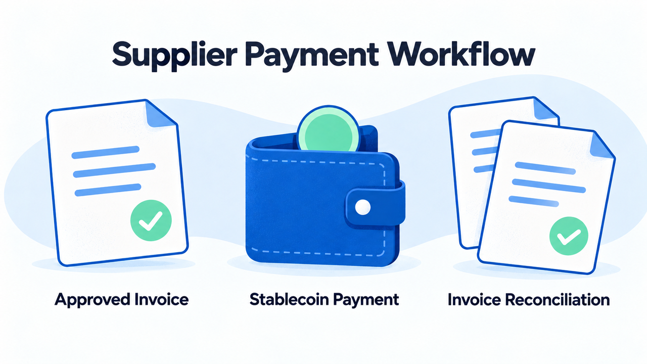 How Stablecoin Supplier Payments Work