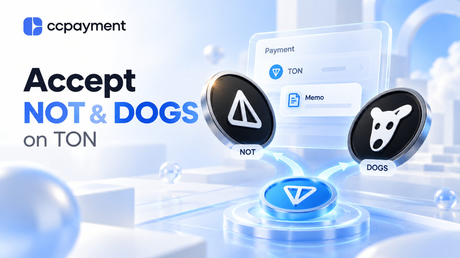Accept NOT and DOGS Payments on TON: Memo Requirements Explained