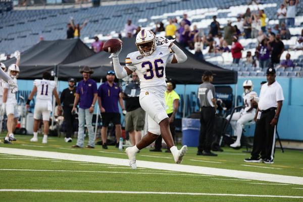 Tennessee Tech's Andrew Smith with a 94-yard TD return