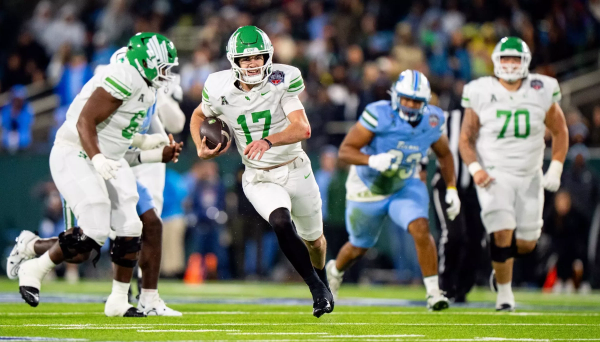 North Texas and Tulane competing in American Conference Championship Game