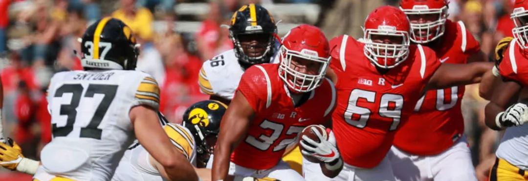 Rutgers-Iowa and Wisconsin-Maryland will both be on network TV this weekend.