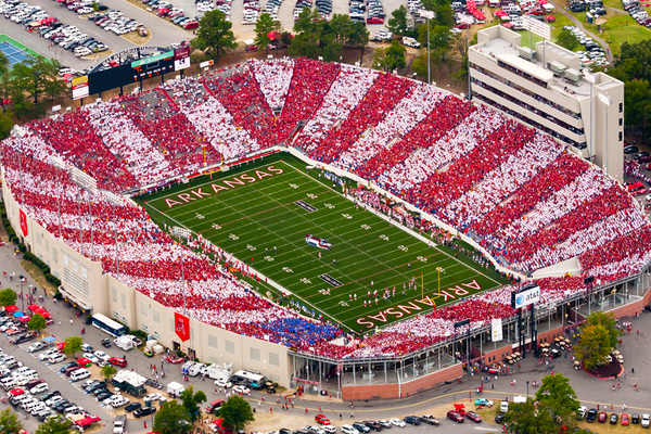 Arkansas has one more game at War Memorial Stadium before the contract expires this year.