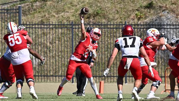 VMI QB Collin Ironside throws against Davidson