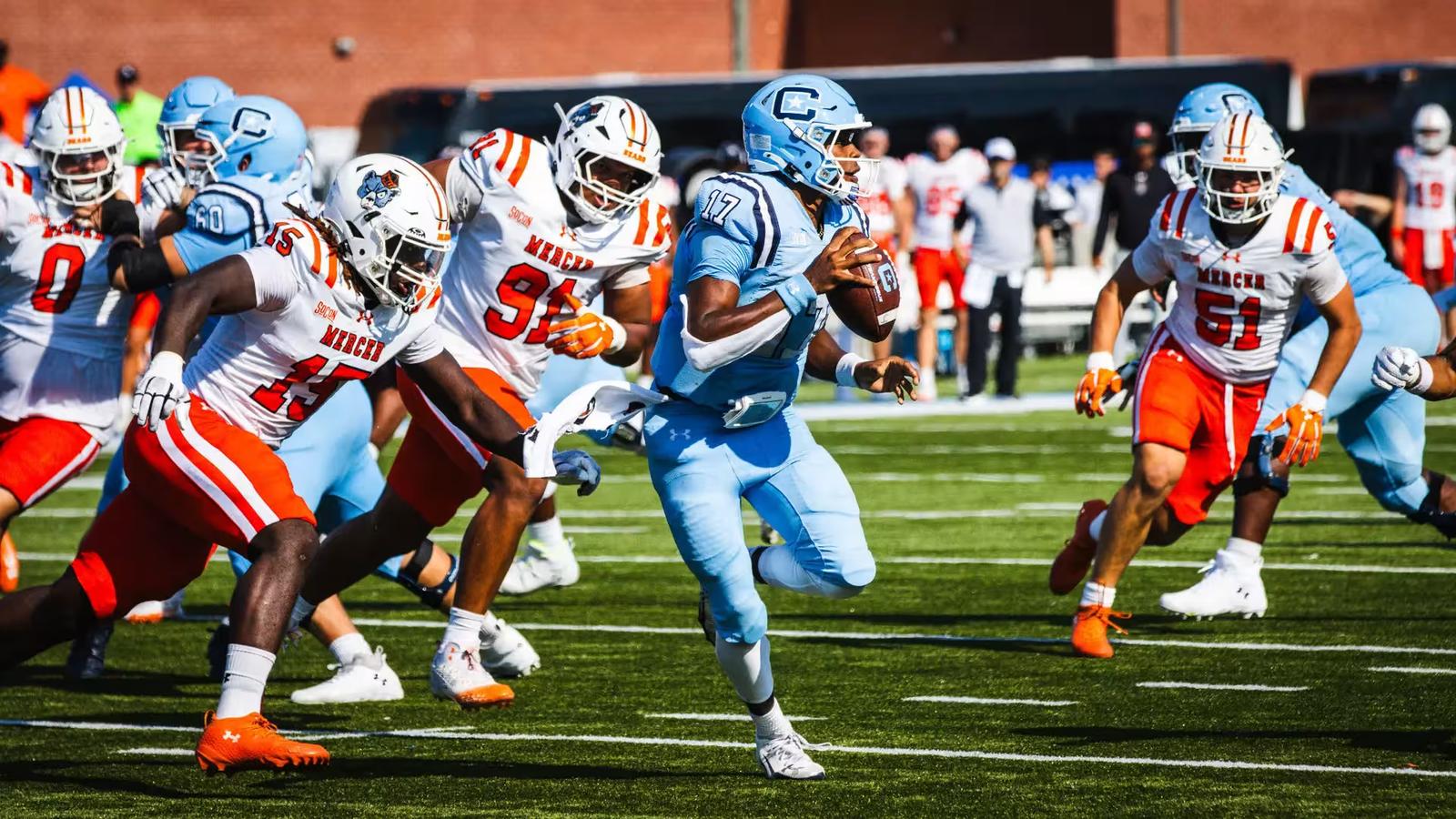 The Citadel QB Quentin Hayes vs Mercer