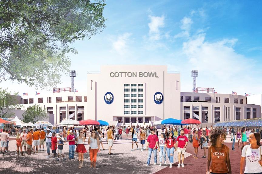 The Cotton Bowl will receive $140 million in renovations.