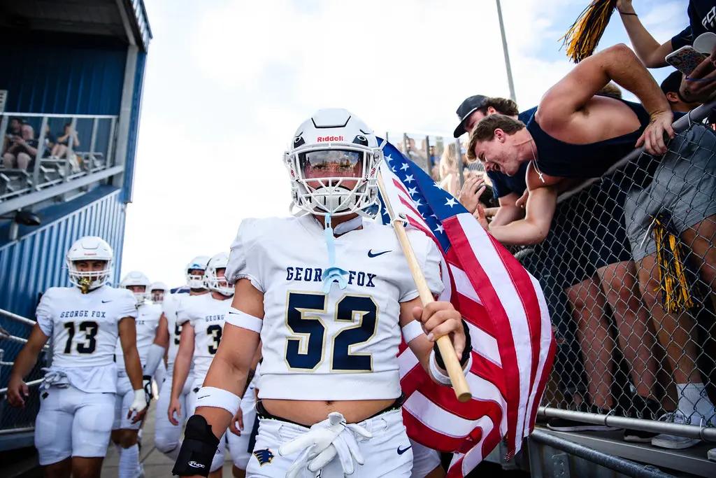 George Fox's #52 Jacob Erickson