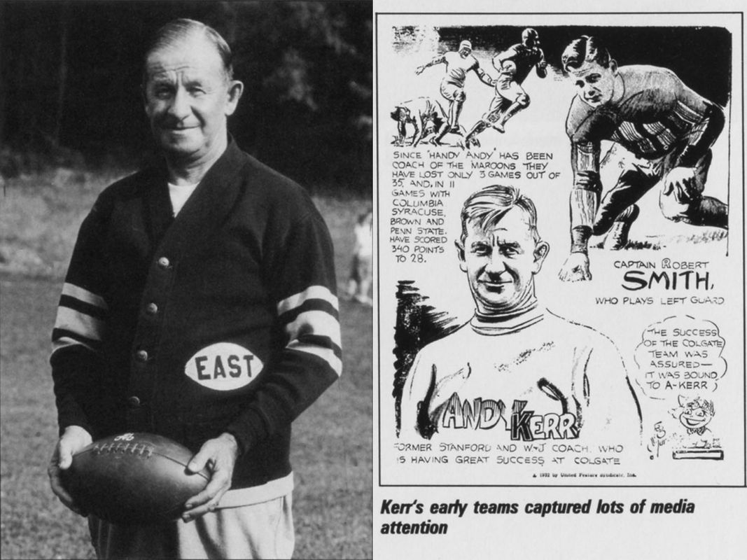 Legendary Colgate and Stanford Coach Andy Kerr