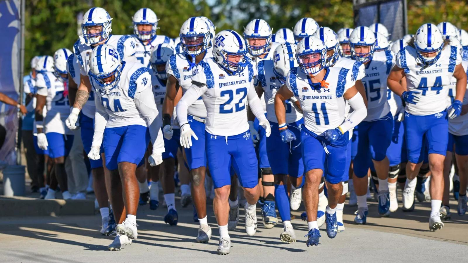 Indiana State Football Team Entrance