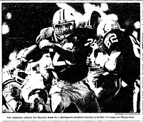 Yale rolled to an easy victory against Morgan State in 1984