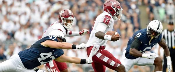 The Penn State and Temple game has never aired on ABC.