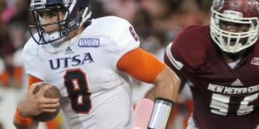New Mexico State and UTSA met once in 2012 as WAC members