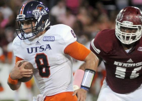 New Mexico State and UTSA met once in 2012 as WAC members
