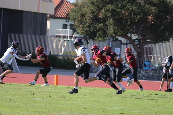 A defensive battle in Claremont came down to the wire and a yard short as both divisions are tied at the top.