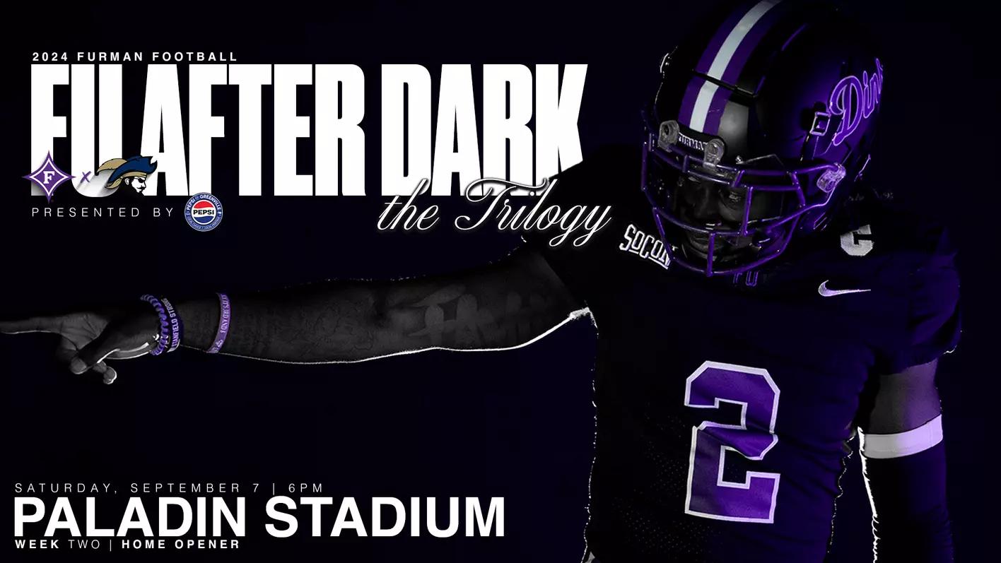 New uniform combo the Paladins will wear vs. Charleston Southern