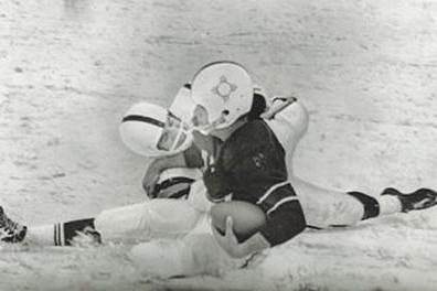 1961 Aviation Bowl Action