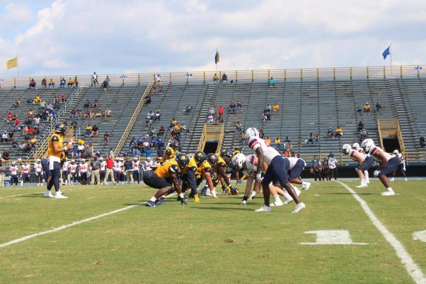 NC A&T won the only previous meeting with Robert Morris 41-14.