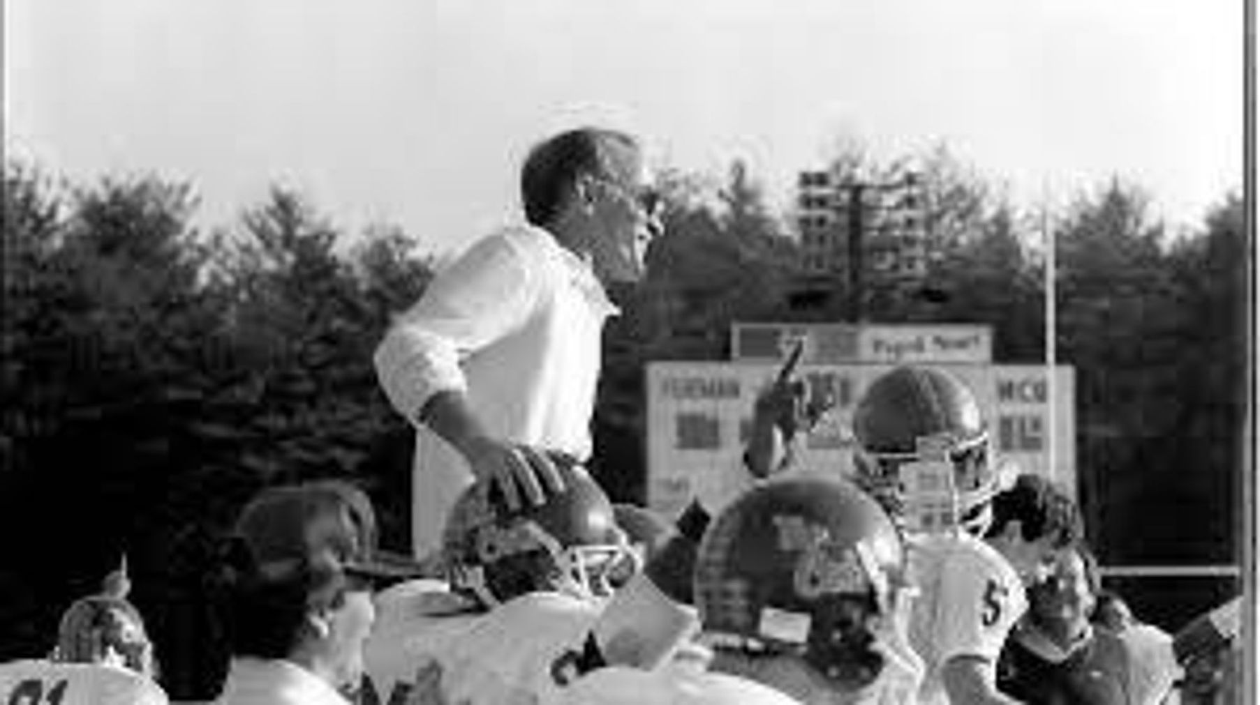 WCU celebrates after beating Furman 14-7 in 1983