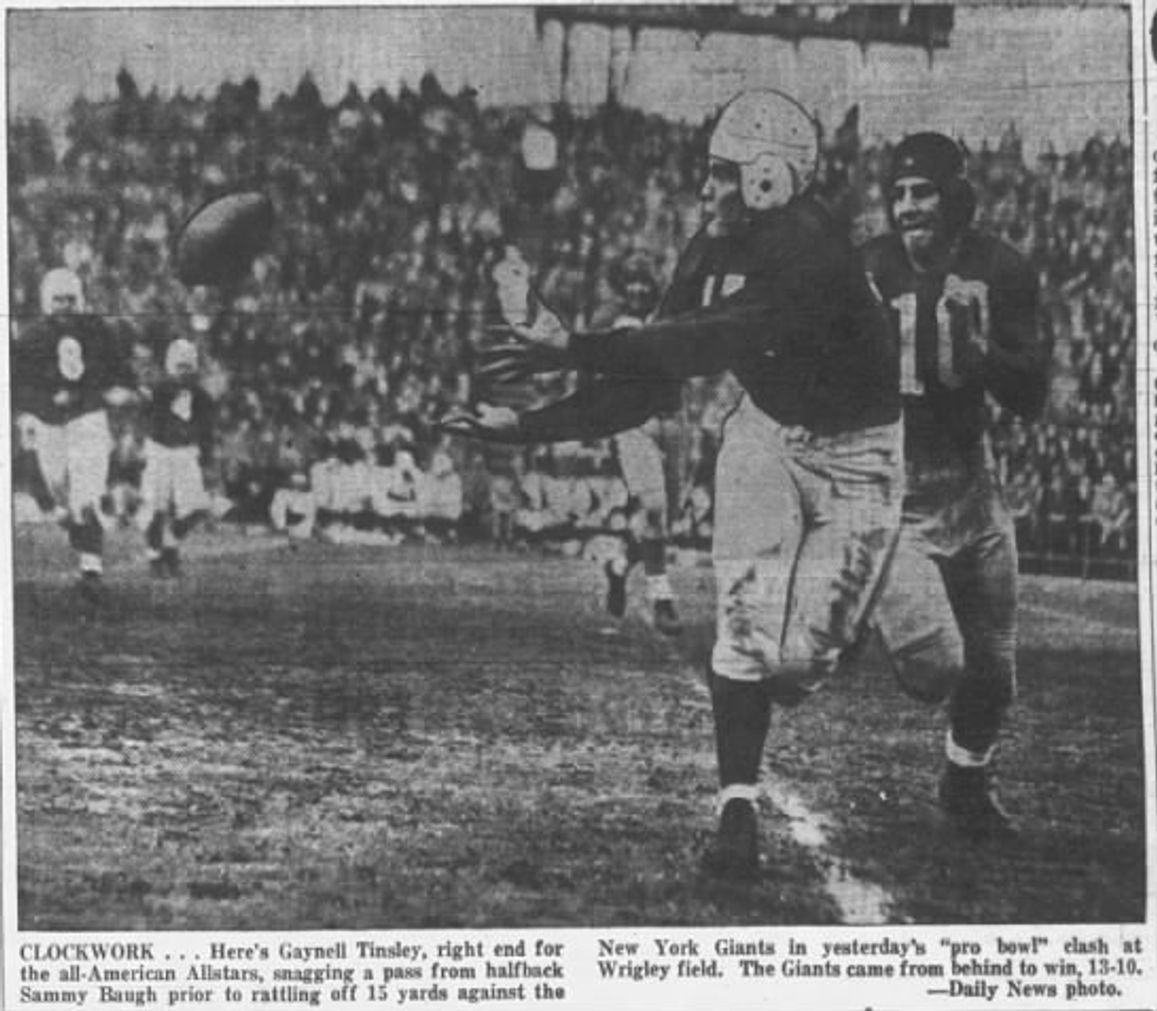 Wrigley Field (The One in Los Angeles) was home to the 1939 Pro Bowl but eight years before, Drake played Loyola there.