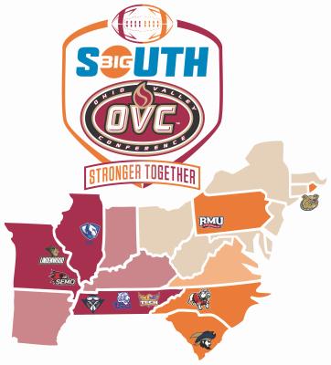 Big South - OVC Association Logo with Map