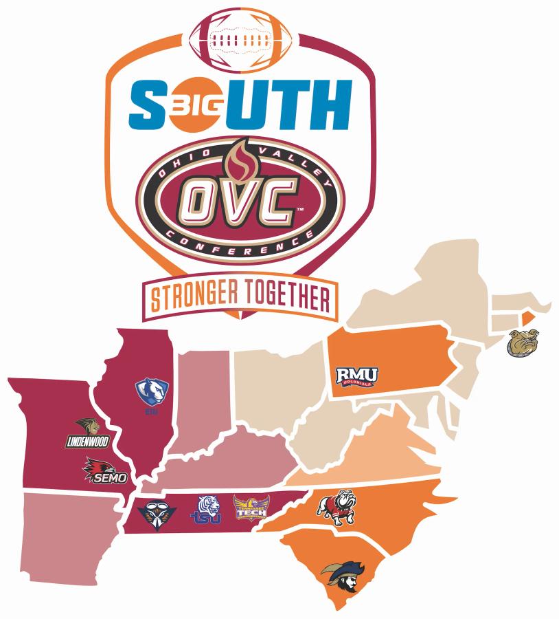 Big South - OVC Association Logo with Map
