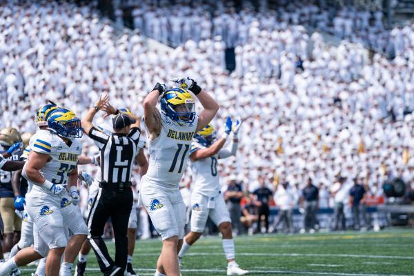 Delaware and Liberty are two Conference USA members located near Annapolis.