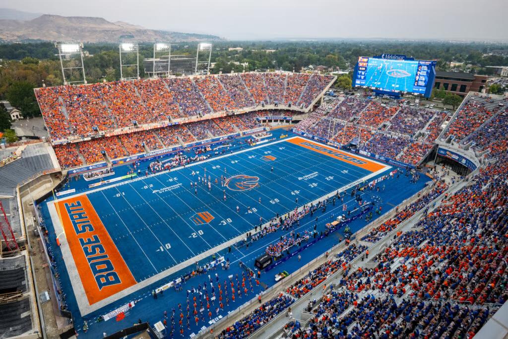 Boise State's Albertsons Stadium Blue Turf