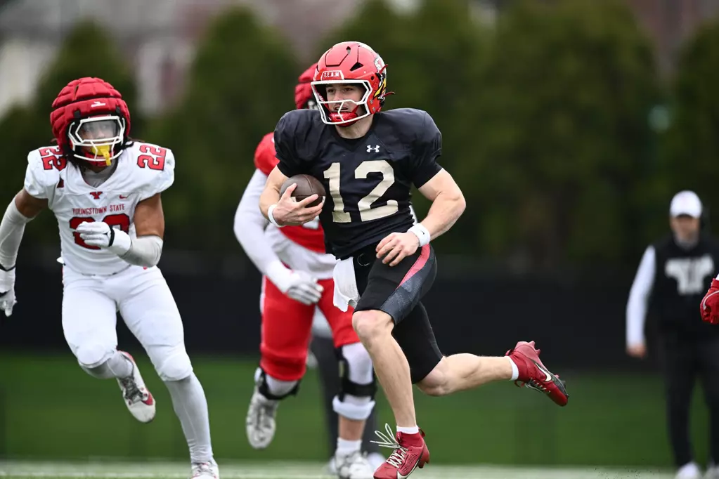 Youngstown State QB Beau Brungard their Spring Game on Saturday