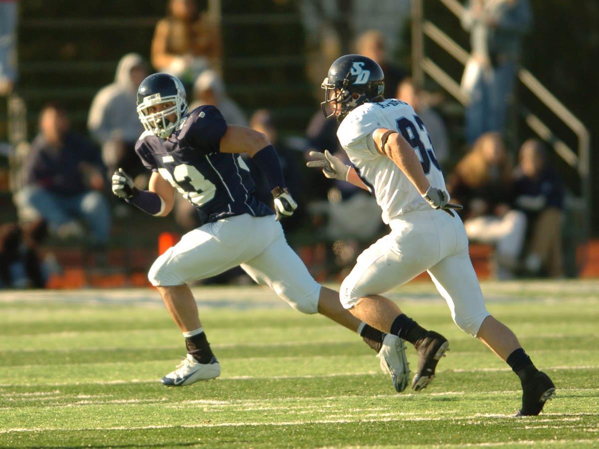 Monmouth and San Diego played in the inaugural Gridiron Classic in 2008