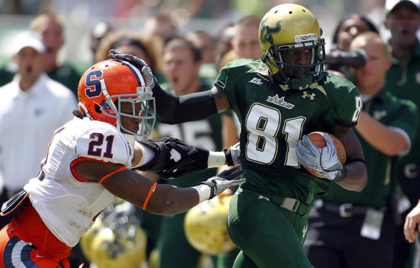 USF and Syracuse were Big East members together from 2005-2012.