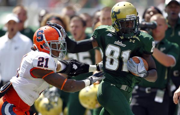 USF and Syracuse were Big East members together from 2005-2012.