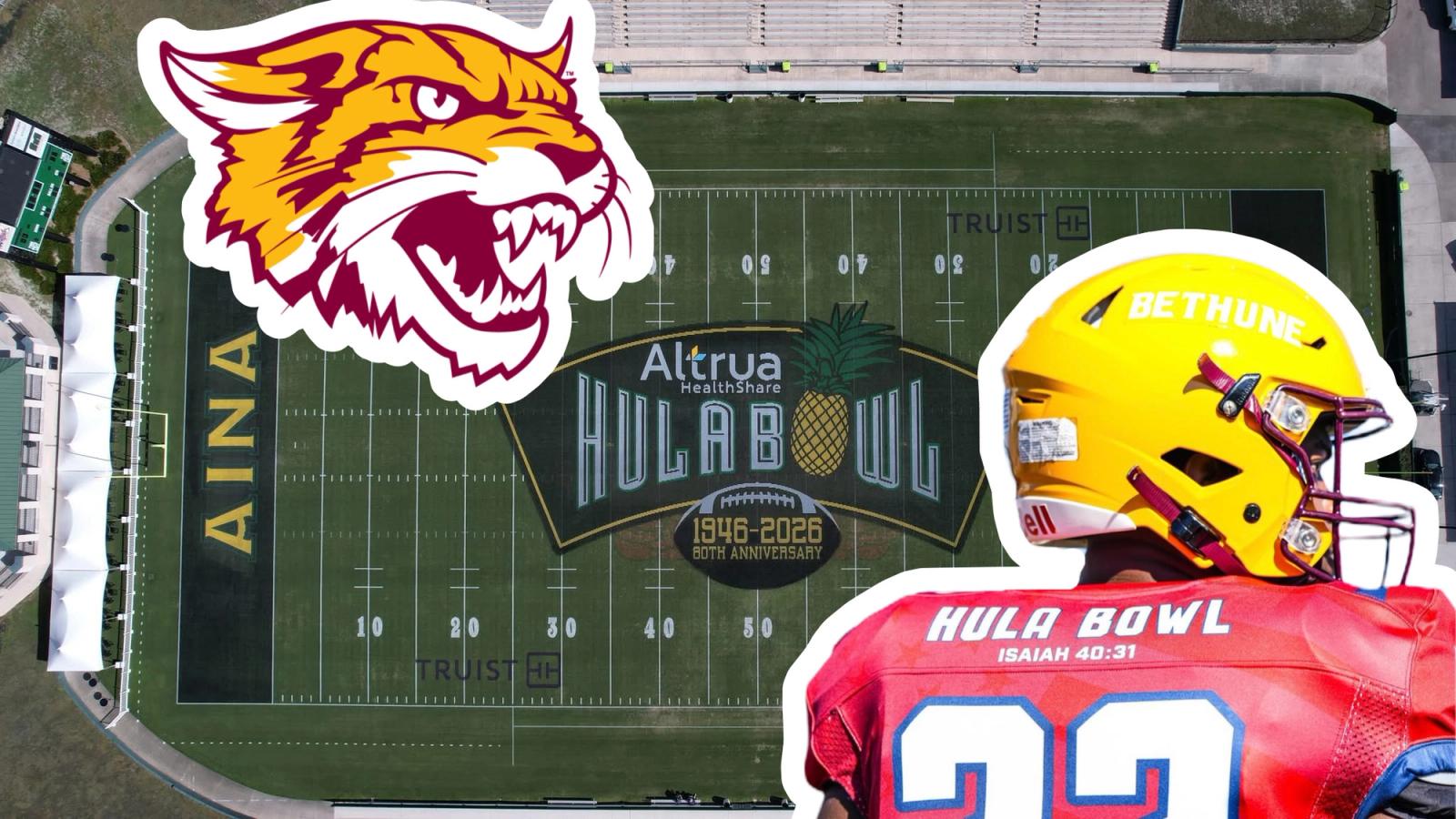 Bethune-Cookman's Antwone Watts participated in this year's Hula Bowl as a replacement