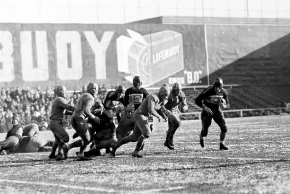 NFL Action at the Baker Bowl in 1933