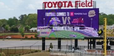 Jacksonville State beat North Alabama last year at Toyota Field 47-31.