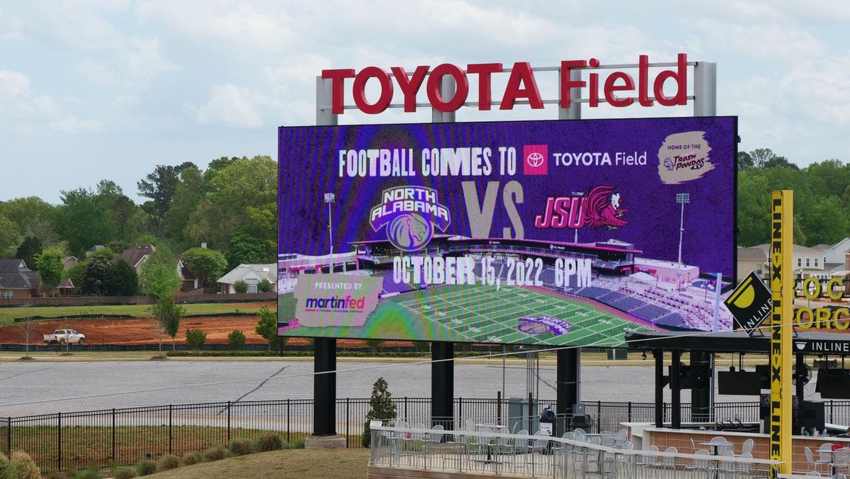 Jacksonville State beat North Alabama last year at Toyota Field 47-31.