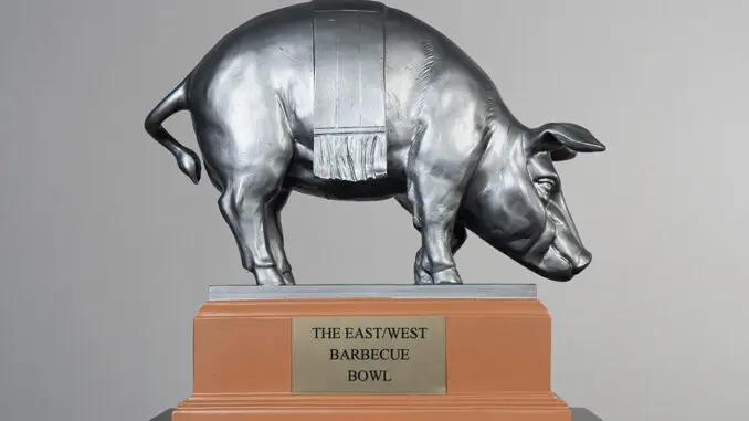 The East-West BBQ Bowl Trophy