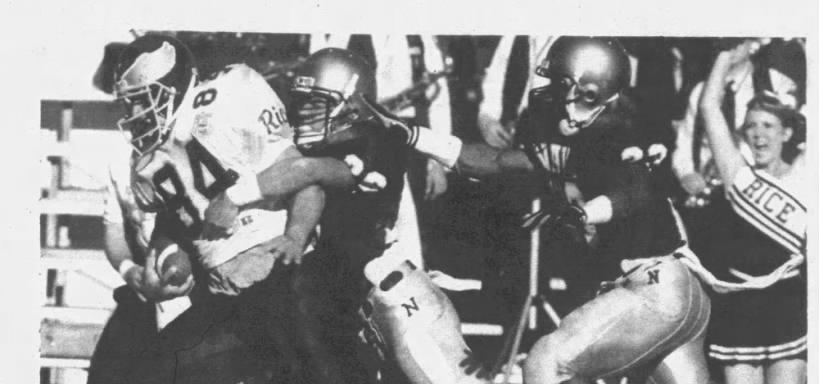 Navy and Rice have 12 meetings over the last 73 years.